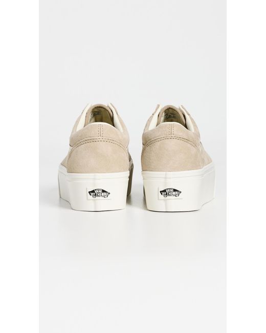 Vans White Old Skool Stackform Sneakers