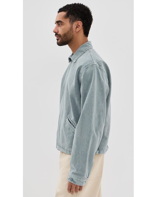 Asher Blue Zed Zip Jacket for men