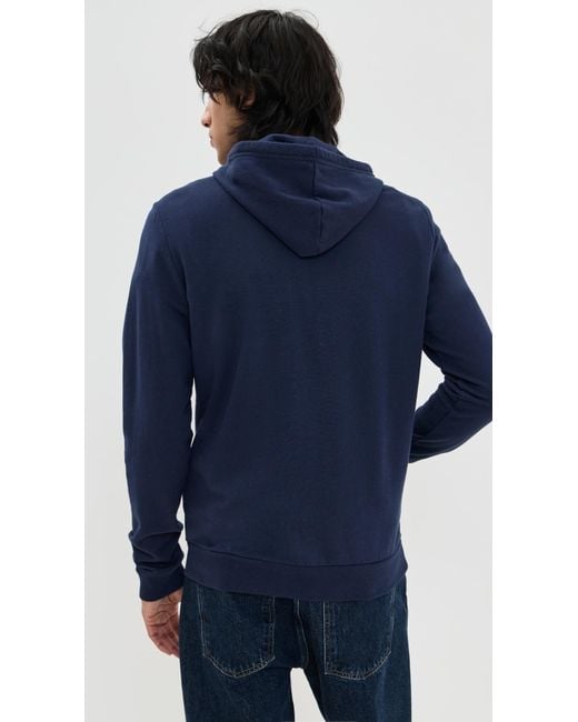 Marine Layer Blue Sunset Pullover Hoodie for men