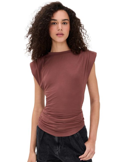 Isabel Marant Red Devani Top