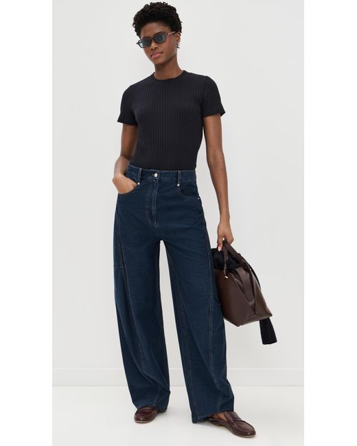 Vince Black Rib Crew Neck