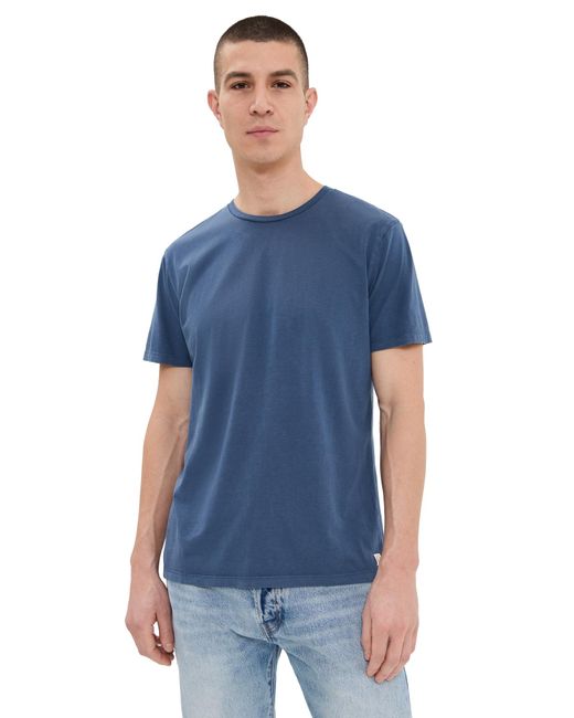 Marine Layer Blue Signature Sea Change Crew Tee for men