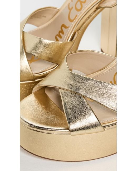 Sam Edelman Natural Savannah Platform Heels