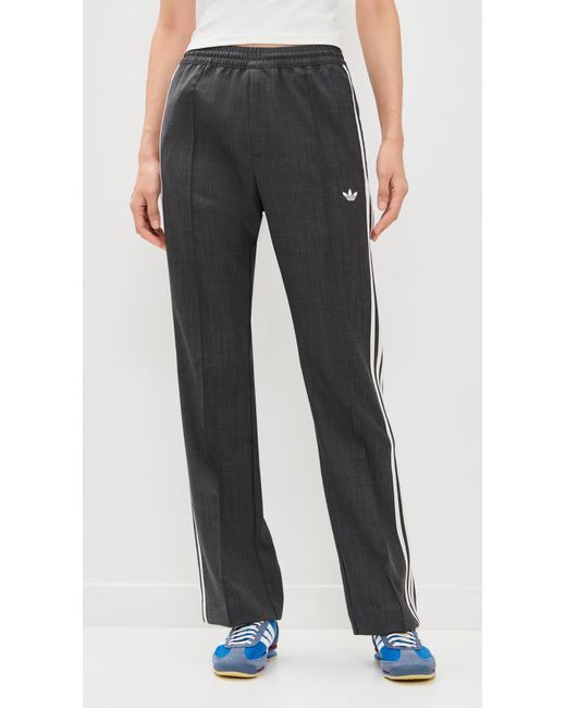 Adidas Black Wool Track Pants