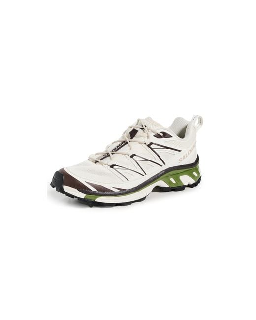 Salomon White Xt-6 Expanse Canvas Sneakers