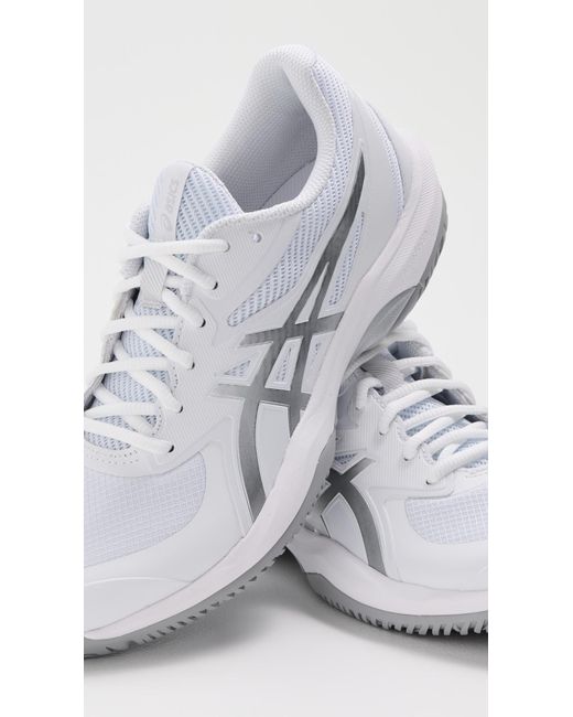 Asics White Game Ff Tennis Sneakers