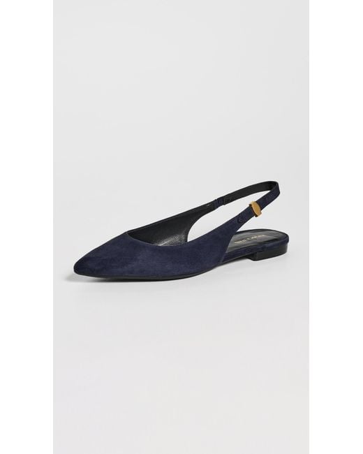 Veronica Beard Blue Shina Flats