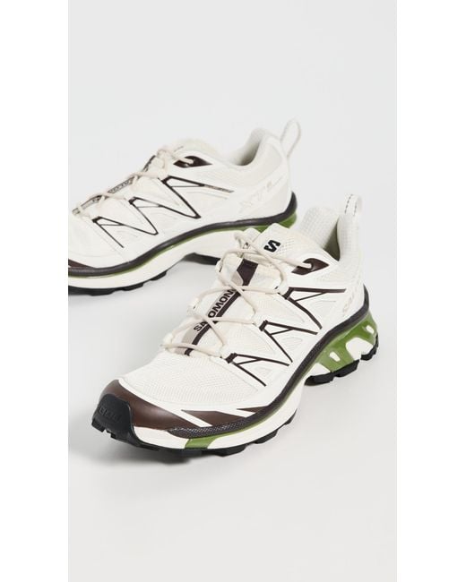 Salomon White Xt-6 Expanse Canvas Sneakers