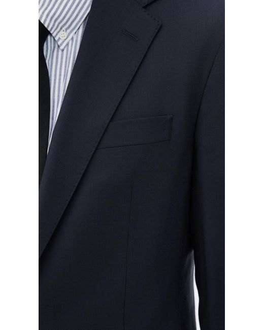 Polo Ralph Lauren Black Solid Twill Suit for men