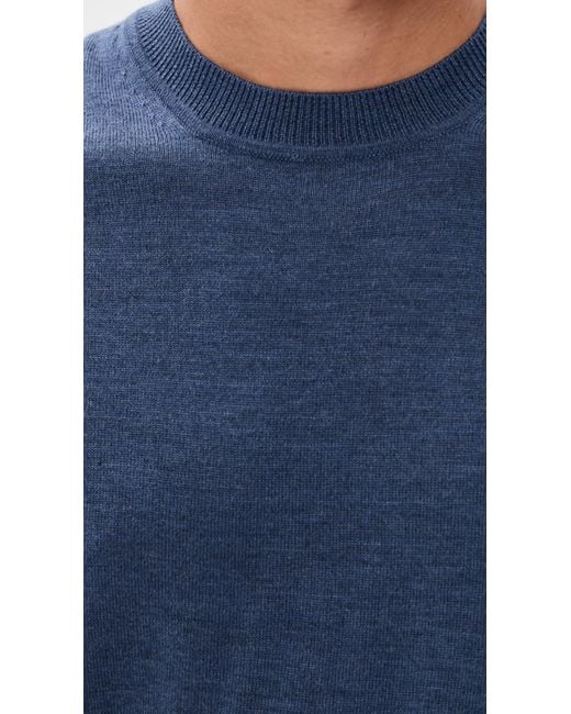 NN07 Blue Ted Soft Wool Sweater for men