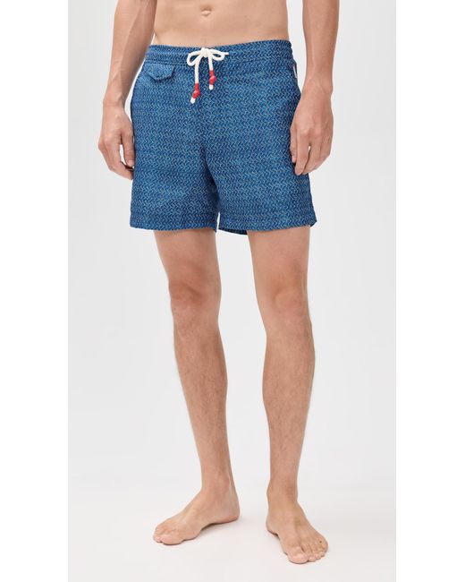 Orlebar Brown Blue Standard Riptide 6 Trunks for men