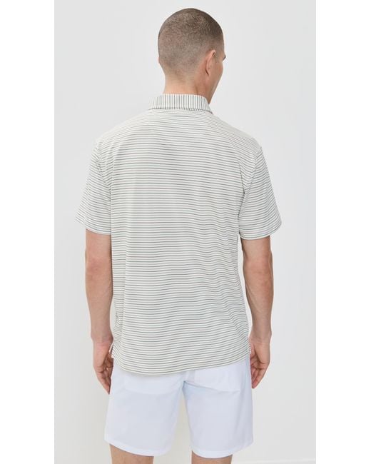 Quiet Golf White Teo Polo for men