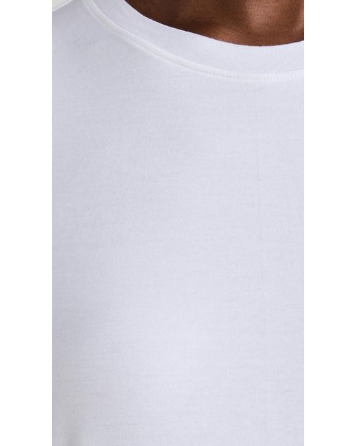 Commando White Essential Cotton Tee Thong Bodysuit