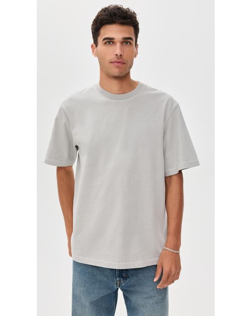 Agolde Gray Asha Mock Neck Tee for men