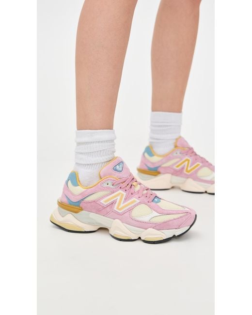 New Balance Pink 9060 Sneakers