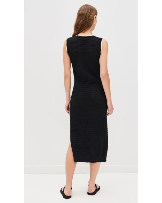 Varley Dwight Tank Knit Dress in Black | Lyst Varley Dwight Tank Knit Dress in Black | Lyst