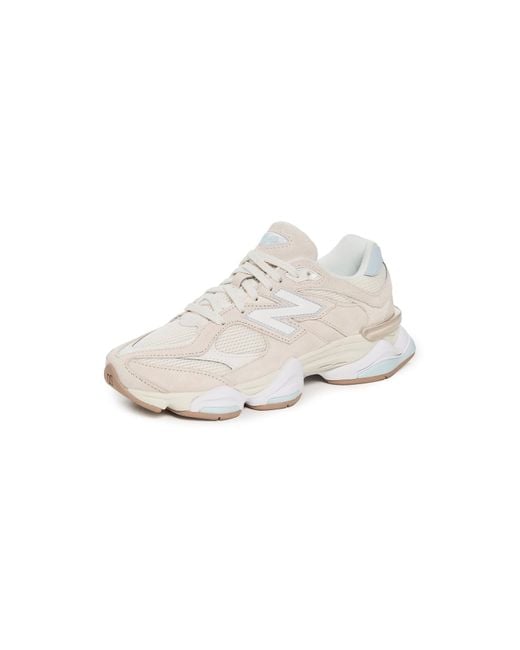 New Balance White 9060 Sneakers