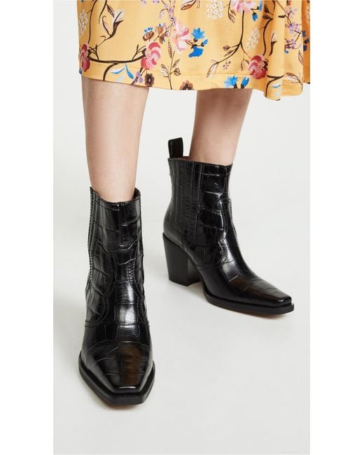 ganni western boots