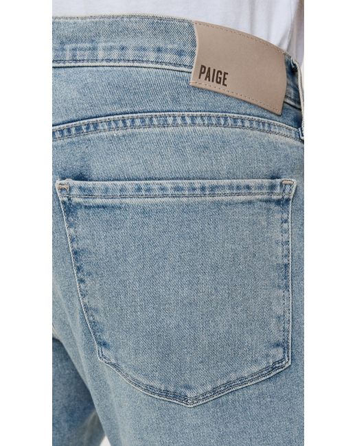 PAIGE Blue Federal Heritage Slim Straight Jeans for men