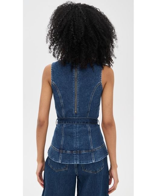 ALIGNE Blue Trish Denim Top