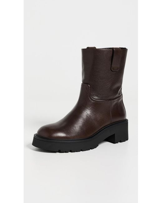 Stuart Weitzman Black Ren Leather Booties
