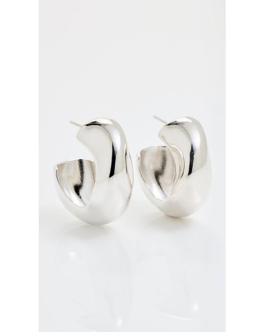Agmes Metallic Medium Celia Hoops