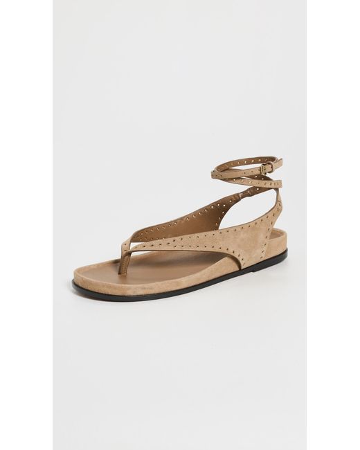 Madewell Multicolor Millie Thong Lace Up Sandals
