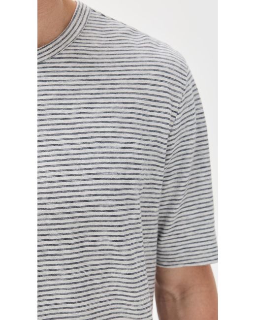 Faherty Brand Gray Sunwashed Tee for men