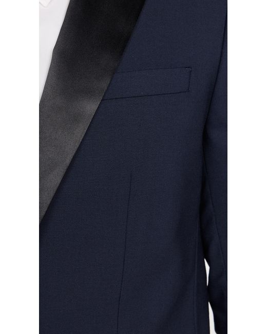 Theory Blue Chambers Tuxedo Jacket for men