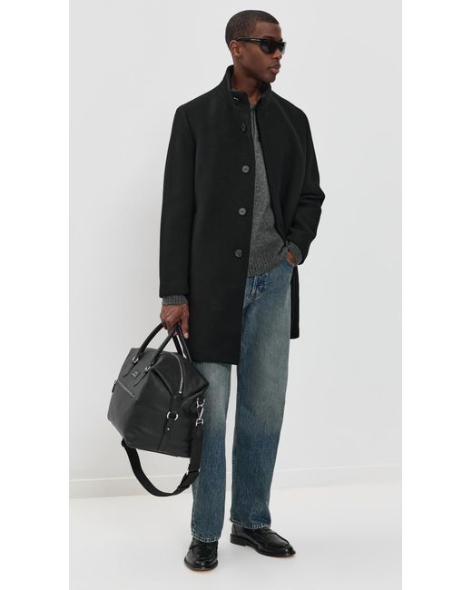 Theory Belvin Coat in Black for Men | Lyst