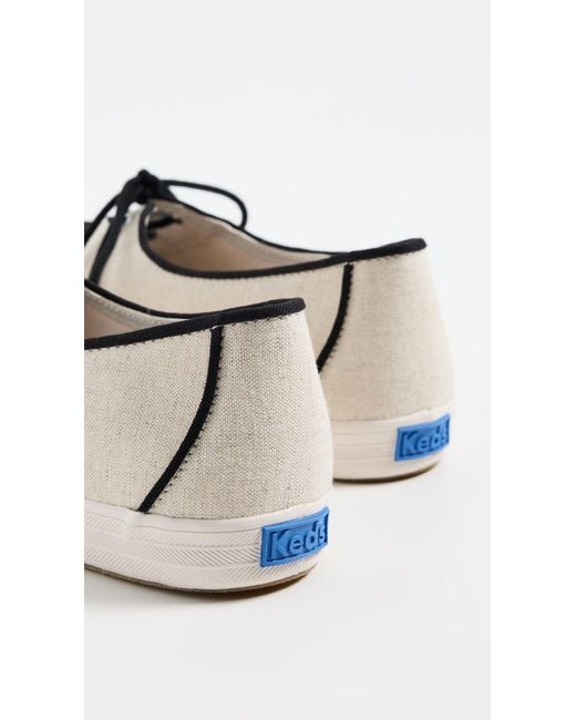 Keds Black Champion Point Low Wave Canvas Sneakers