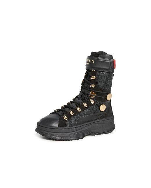 PUMA Deva Boot X Balmain in Black | Lyst Canada