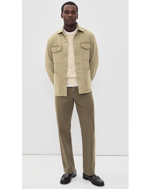 Alex Mill Gray Herringbone Field Pants for men