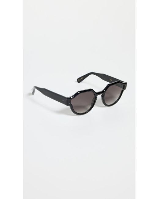 Krewe Black Astor Sunglasses