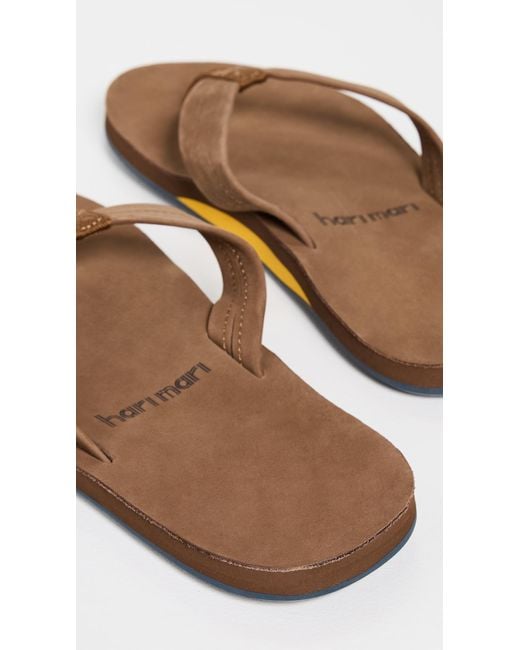 Hari Mari Black Fields Flip Flops for men