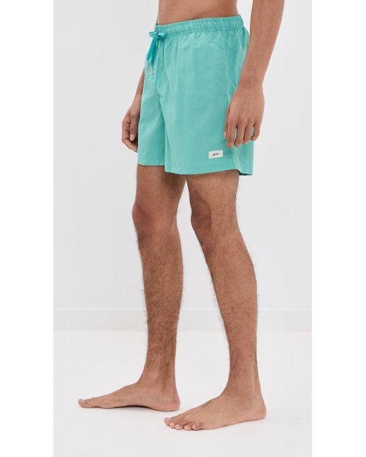 Bather Blue Solid Swim Trunks 5 for men