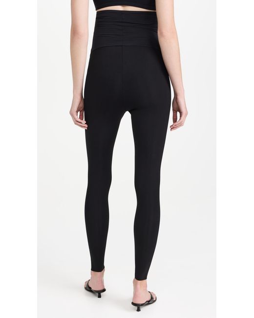 Commando Black Neoprene Maternity Leggings