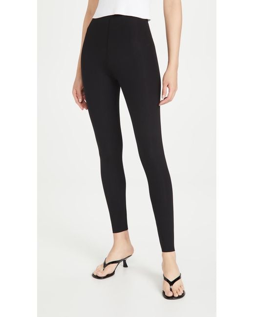 Commando Black Neoprene Leggings