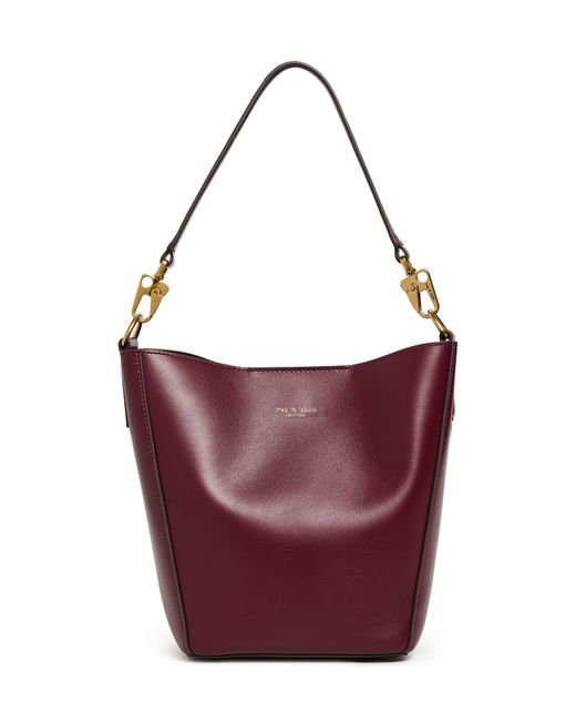 Rag & Bone Purple Parker Bucket Bag