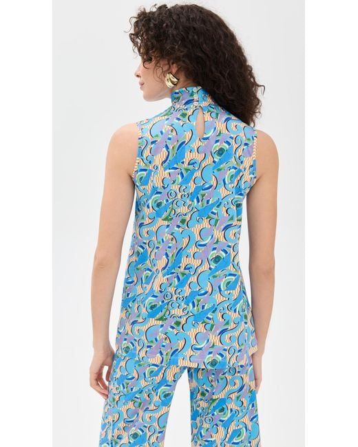 De Loreta Blue Jubileo Top