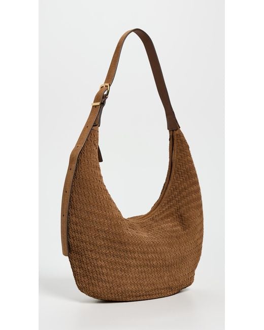 Madewell Brown Essentials Curve Shoulder Bag