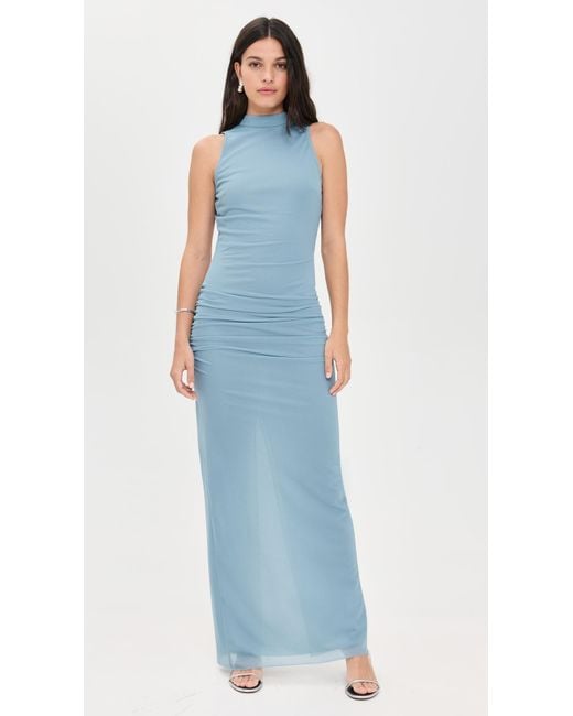Sir Blue Ruby Open Back Gown