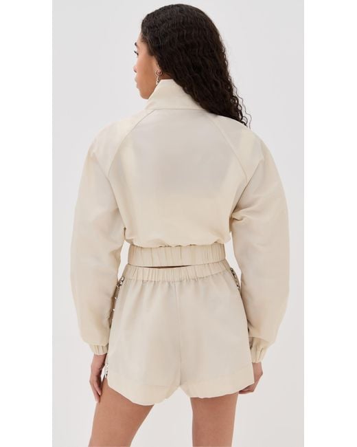 Area Natural Crystal Trim Track Jacket