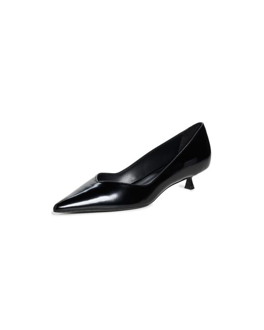 Stuart Weitzman Black Eva Pumps 35Mm
