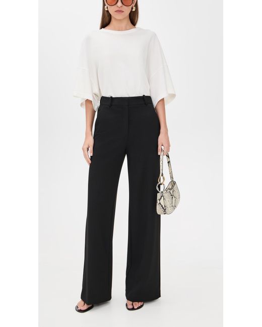 Theory Black Trouser Pants