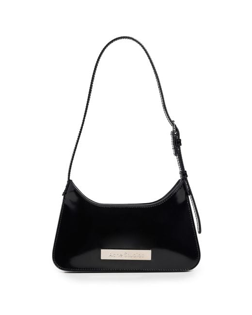 Acne Black Plat Micro Shoulder Bag