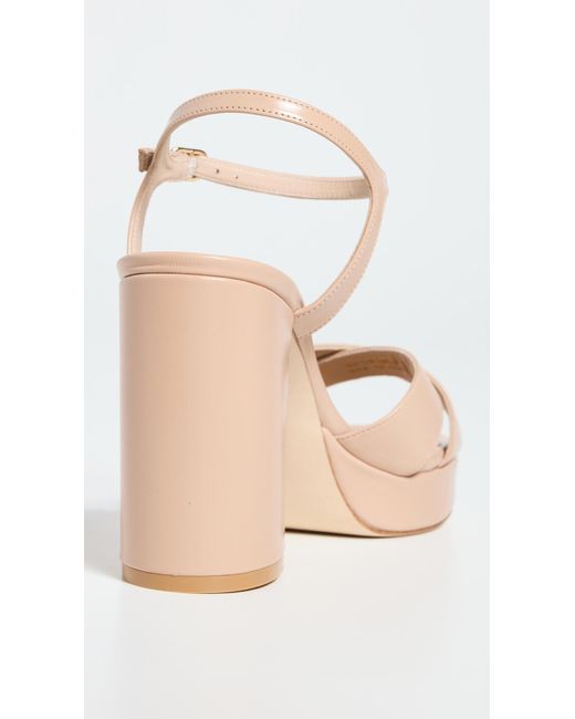 Stuart Weitzman Multicolor Dayna Platform Sandals