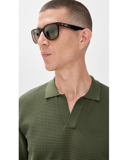 Maui Jim Black Kikonia Xl Sunglasses for men