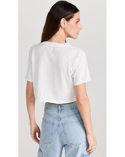 ASKK NY White Crop Tee