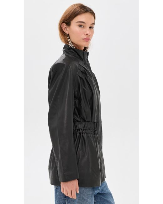 IRO Black Kingston Leather Jacket